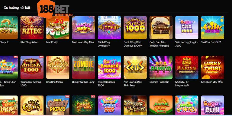 sảnh game slot pg đa dạng trò chơi