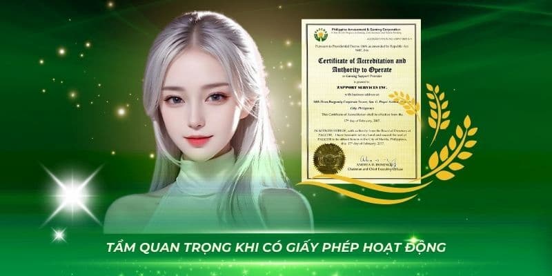 Tầm quan trọng khi sở hữu giấy phép hoạt động 