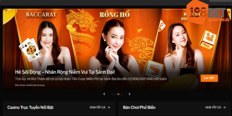 Sảnh casino Galaxsys nổi tiếng với màu sắc trẻ trung, hiện đại hóa