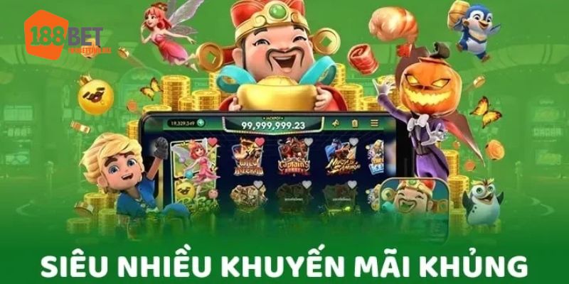 Tham gia khuyến mãi 188bet sẽ giúp bạn có thêm nguồn vốn cược lớn